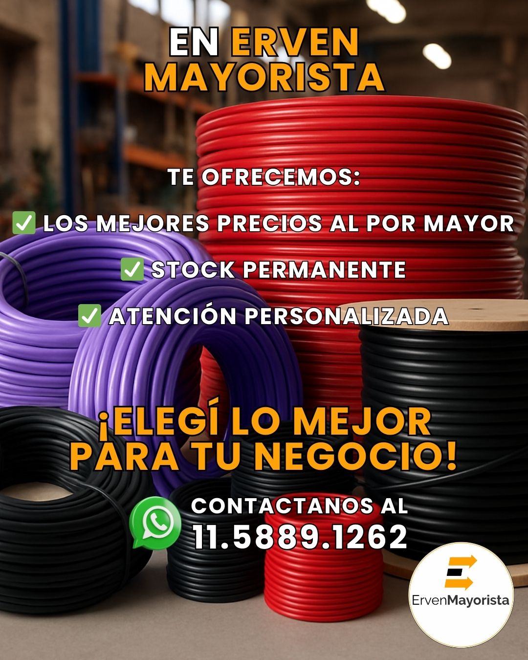 #CablesElectricos #CableUnipolar #MaterialesElectricos #FerreteriaMayorista #Electricidad #InstalacionesElectricas #Unipolar #Ofertas #OfertasMayoristas #Argenplas #2C #AmericaFlex #pormayor #ConductoresElectricos #Ferretería #ConductoresEléctricos #MaterialesEléctricos #FerreteríaMayorista #Electricidad #InstalacionesEléctricas #preciosmayoristas #BuenosAires #preciospormayor #CablesConductores #CableBipolar #CableTipoTaller #CableSintenax #cablesalpormayor #ventamayorista #ComprasPorMayor #InstalacionesElectricas #minegocio #Mayorista